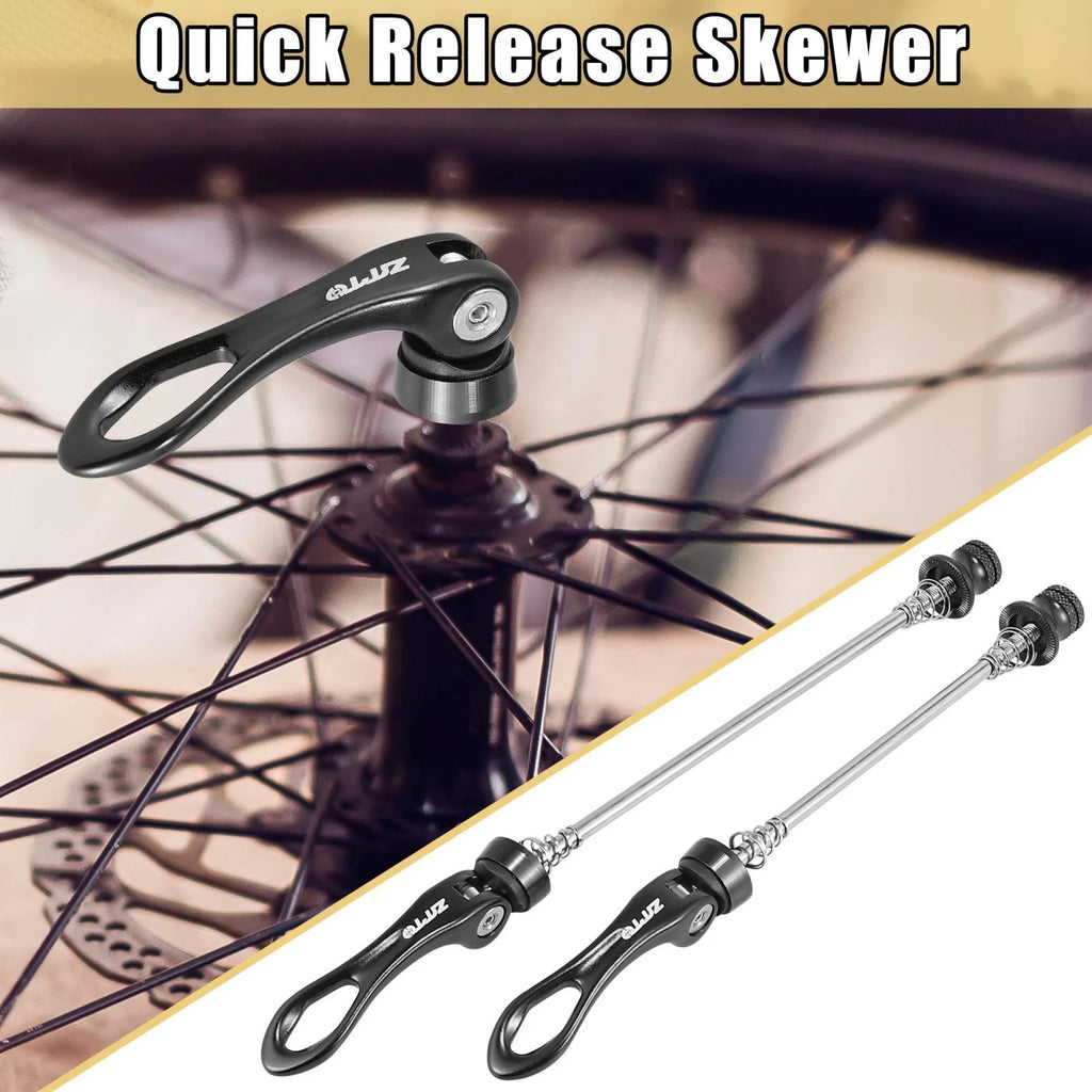 2pcs Quick Release Skewers for MTB Road Bike Front Rear Wheel Hub (Front)