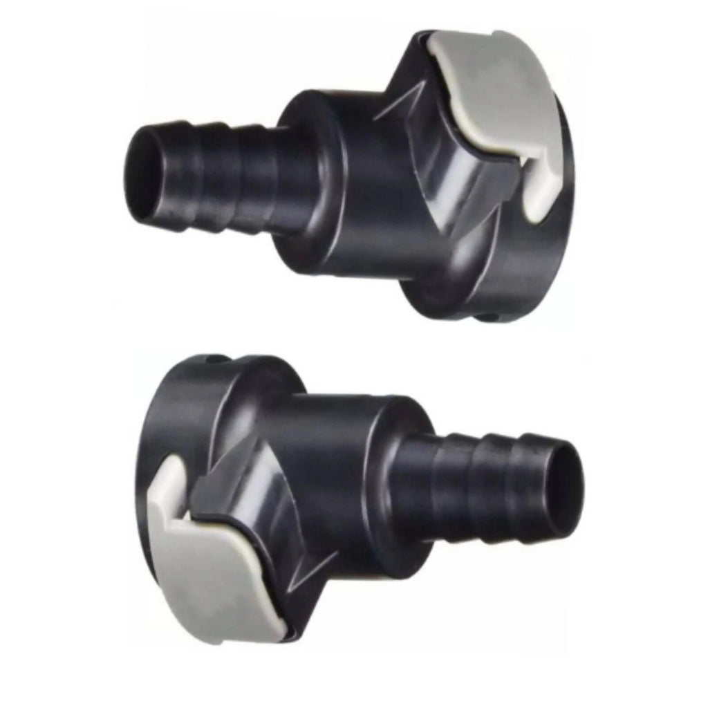 2X Attwood Sprayless Marine Fuel Connector Female 1/4" NPT 8838HF6