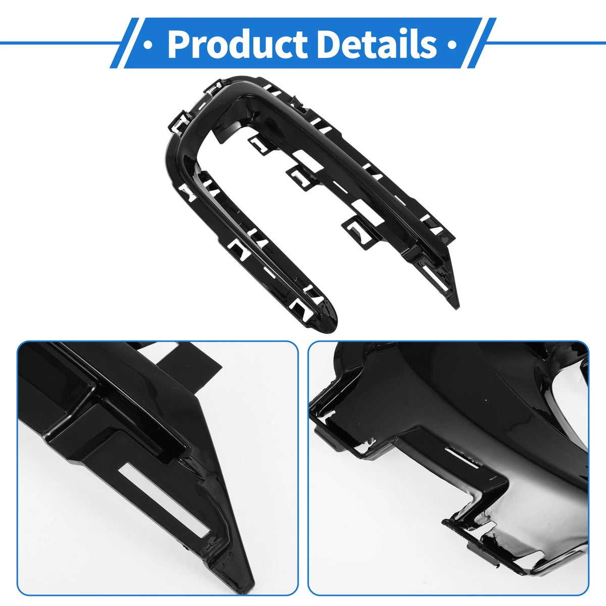 1 Pc Fog Light Grill for Buick Lacrosse (2019) No. 84158997 Black