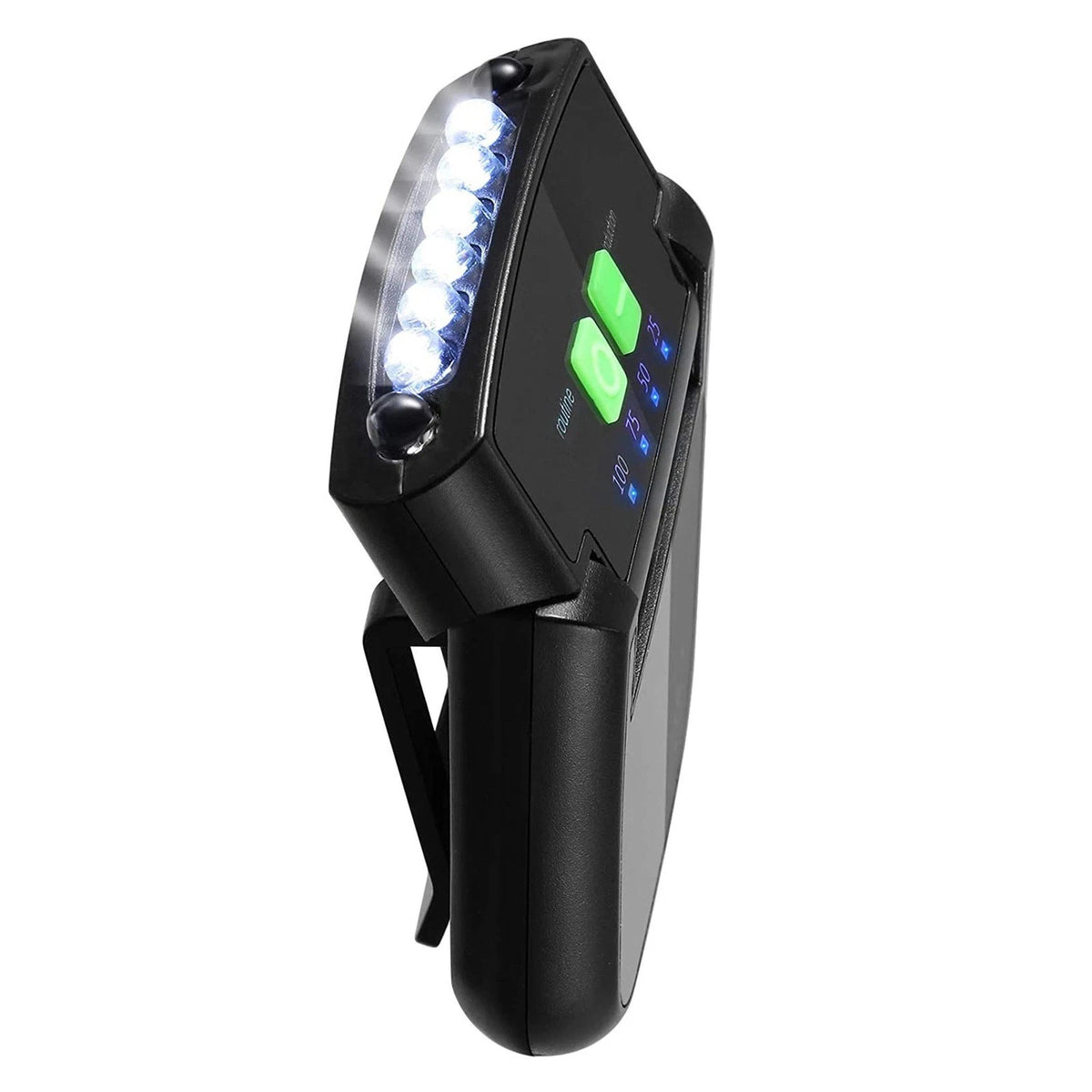 Rechargeable LED Hat Light Clip with 170° Rotation for Camping