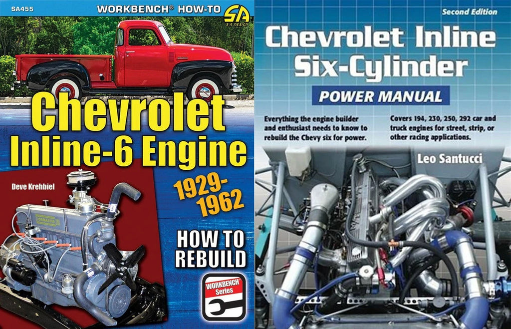 Rebuild & Performance Manual Set for Chevy Inline-6 (1929–1962)