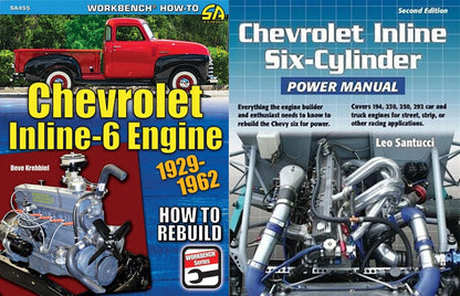 Rebuild & Performance Manual Set for Chevy Inline-6 (1929–1962)