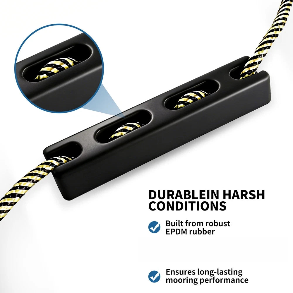 Rubber Cable Buffer for Marine Mooring Applications (15.2x2.4x2.9cm)