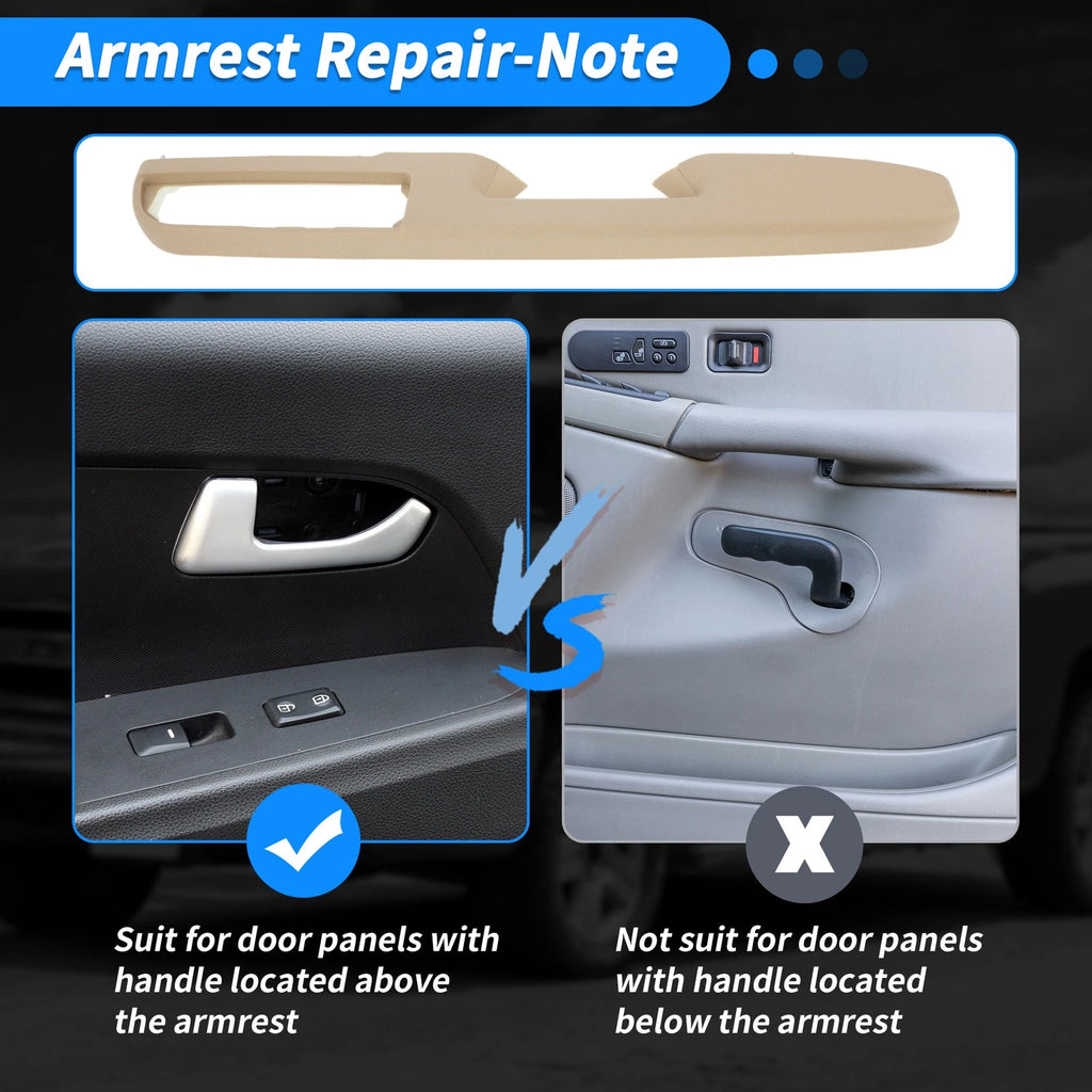 Armrest Repair Front Right Passenger Side for Chevrolet Silverado (2014–2019)