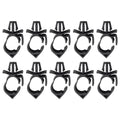 Set of 10 Wire Harness Fastener Lock Clips for Universal Use