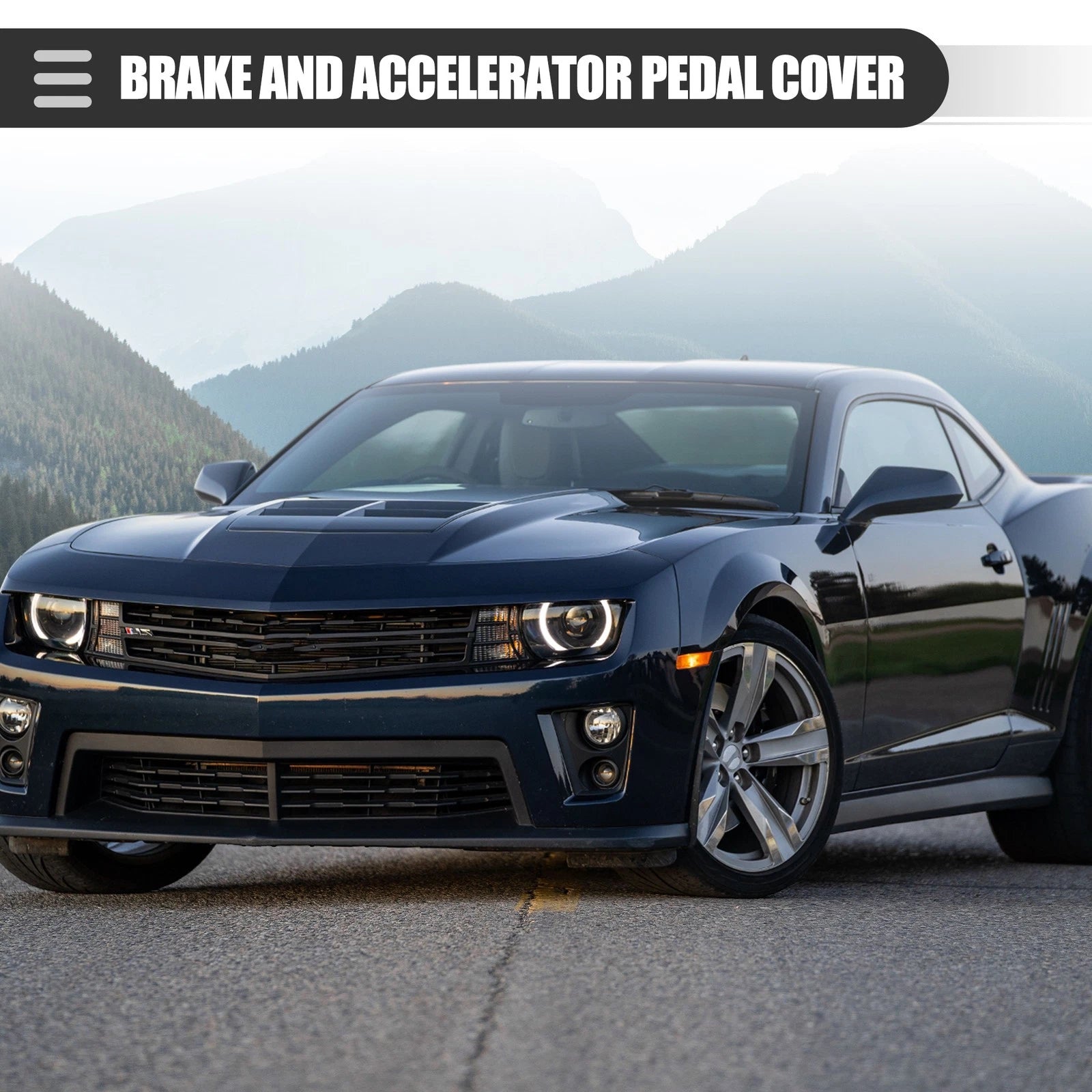 Accelerator Pedal Covers Set Replacement for Chevrolet Camaro (2016–2022)