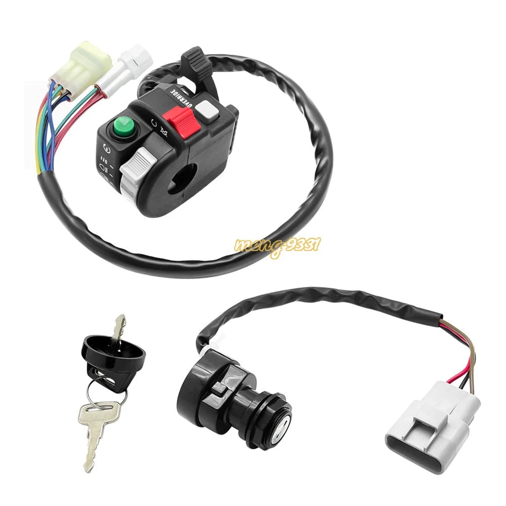 Start Stop Switch & Ignition Key Switch for Yamaha Big Bear 400 (2009–2012)