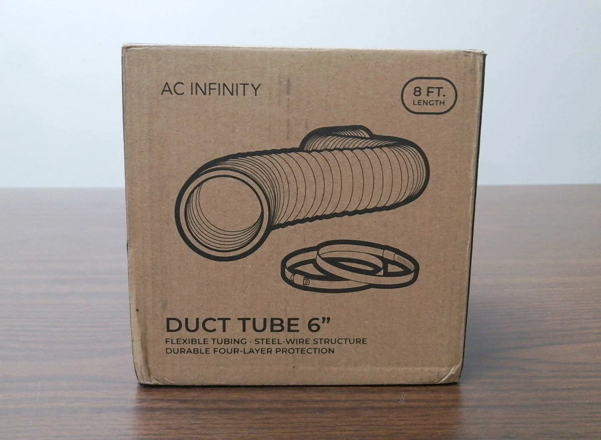 6" Flexible Duct Tubing for AC Infinity AI-DTA6-8 (Open Box)