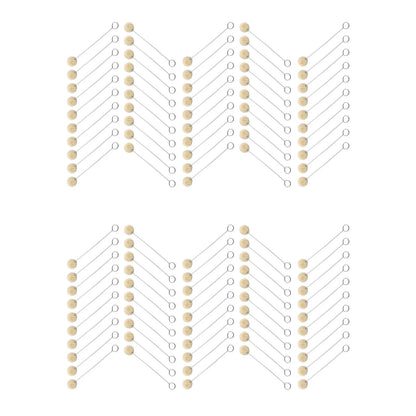 50Pack Wool Ball Brush Dauber for Leathercraft Tool DIY