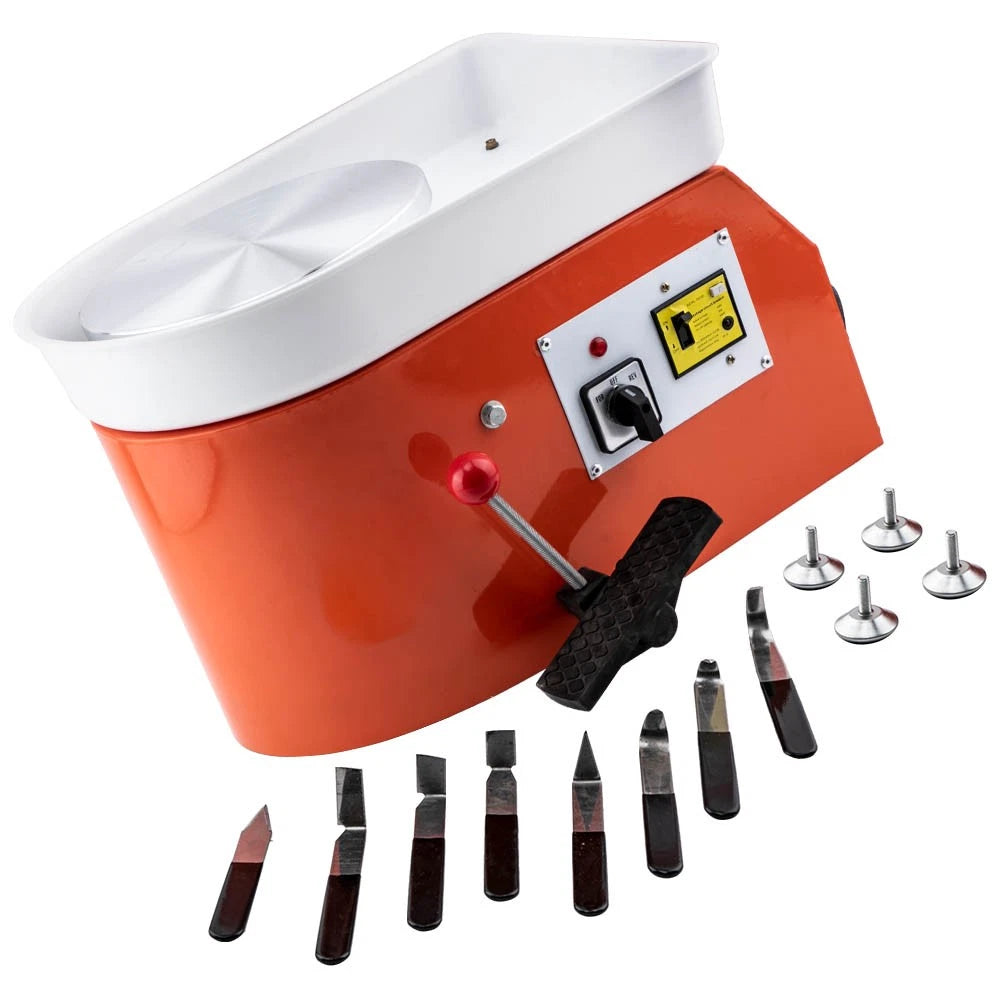 Pottery Wheel Ceramic Machine Set for Art Craft DIY (110V)