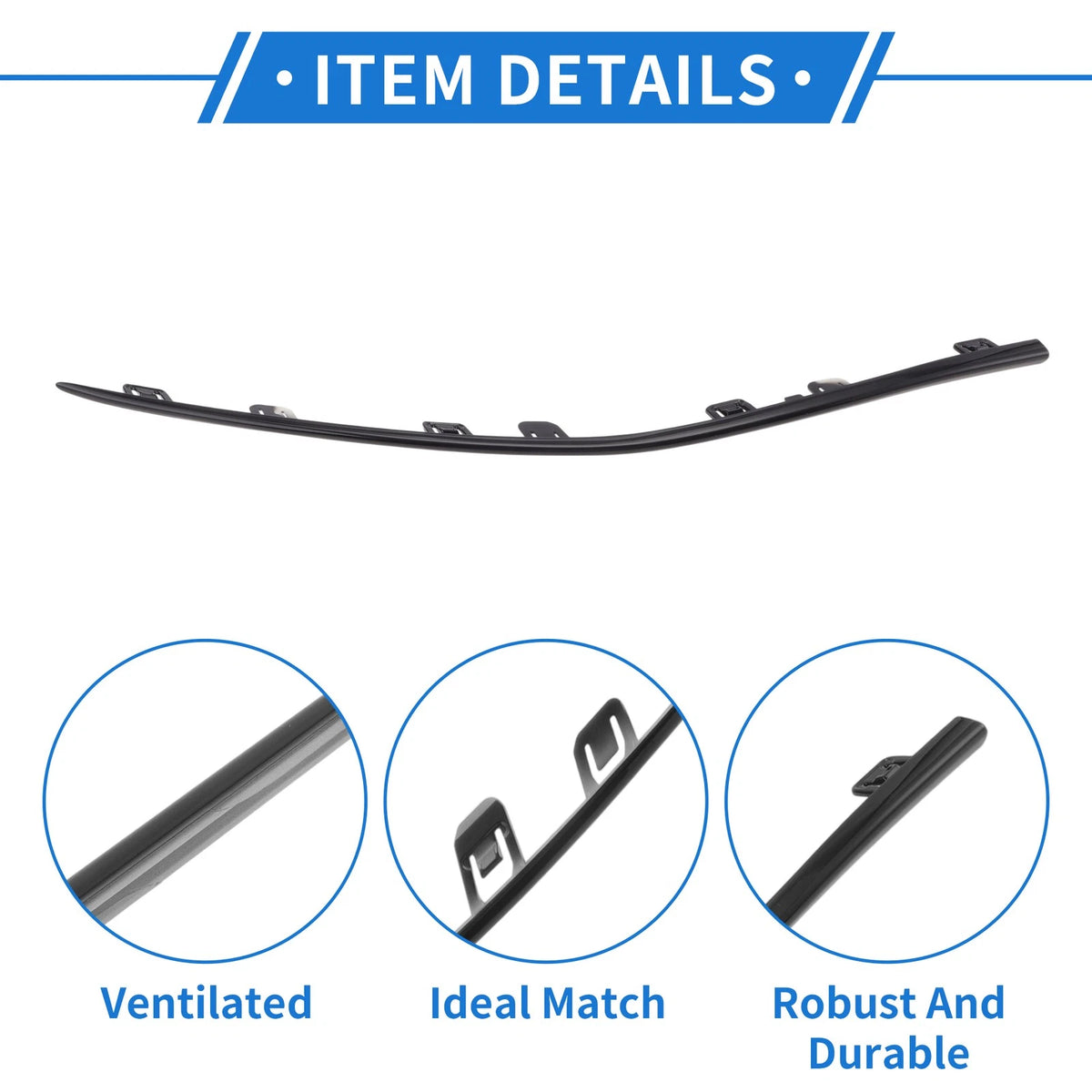Front Right Bumper Grille Trim for Mercedes-Benz W206/C (2022–2024)