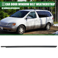 Front Left Window Belt Weatherstrip for Toyota Sienna (2004–2010) Black
