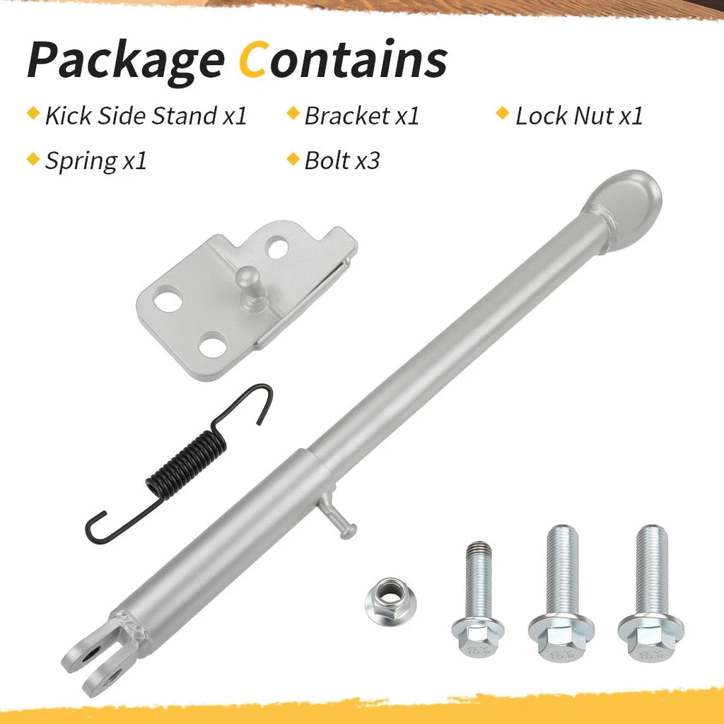 Kickstand Side Stand Bar Kit for Kawasaki KDX200 KDX220R KDX250 (1995–2006) 34024-1279