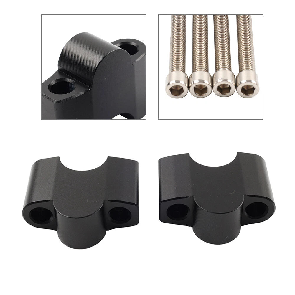 Handle Bar Risers Mount Riser Clamp for Kawasaki Eliminator 400 450 500 Z650RS (1979–2023)