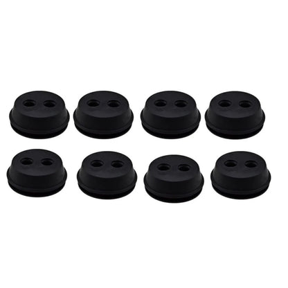 Set of 10 Rubber Grommets for Trimmer Fuel Tank (21.5mm, 2-Hole)