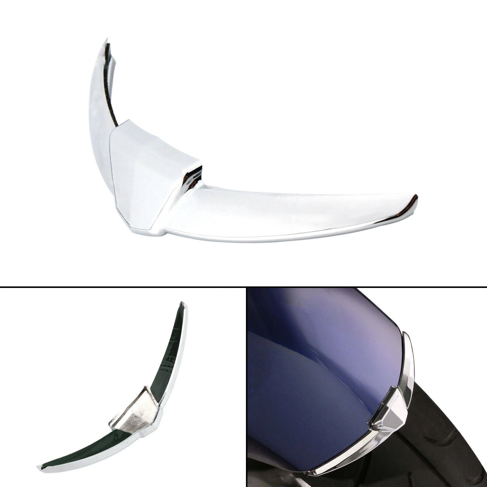 Chrome Front Fender Tip Trim for Honda GL1800 Goldwing (2018–2021) T9