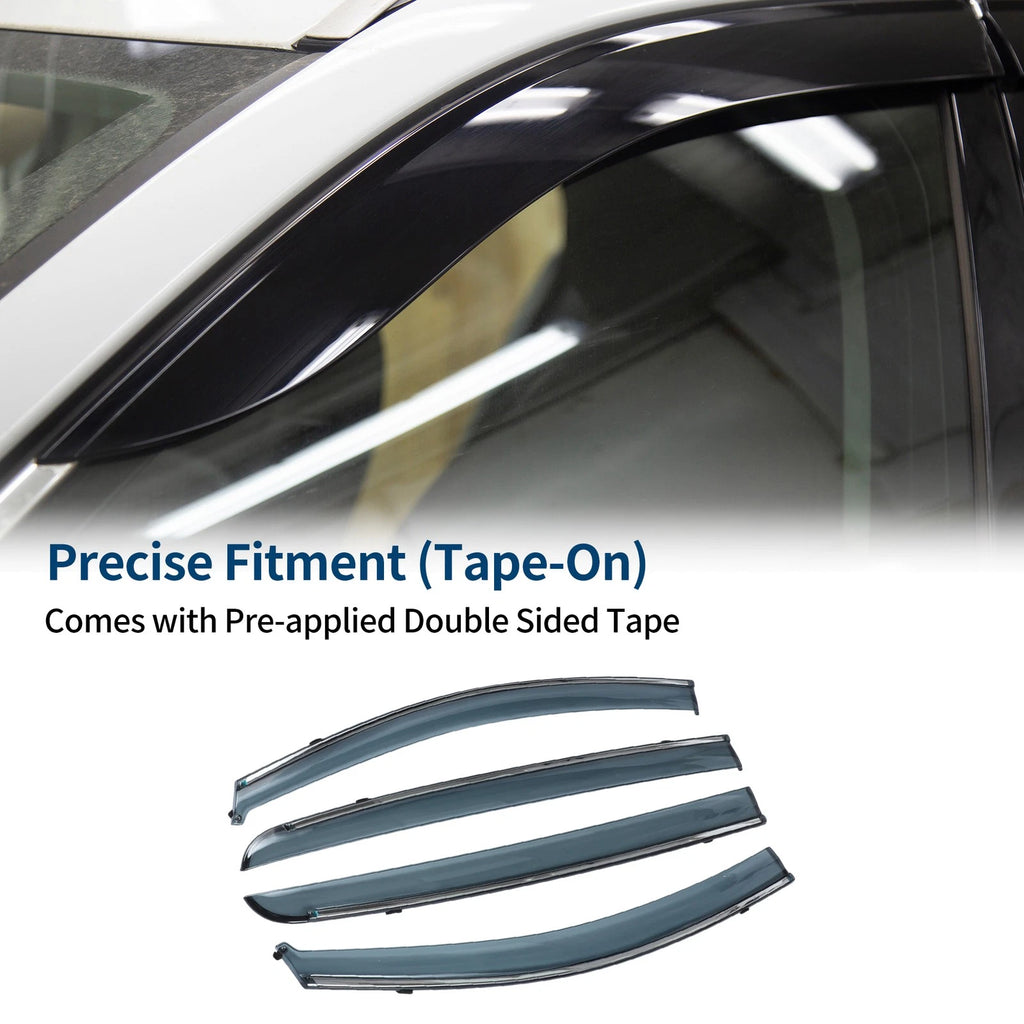 Car Window Deflectors Side Window Vent Visors for Chevrolet Aveo Hatchback (2007–2011)