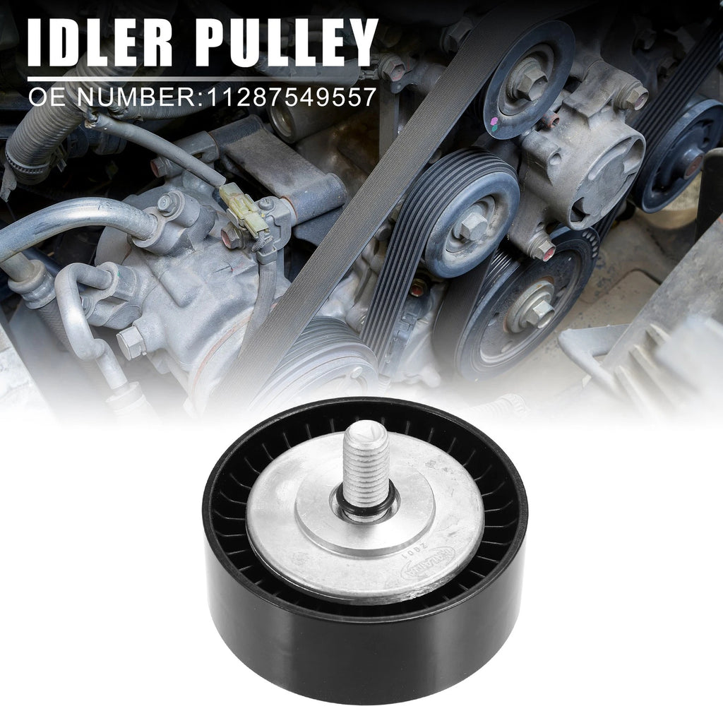 Drive Belt Idler Pulley Replacement for BMW 545i (2004–2005)