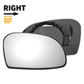 Right Side White Mirror Glass for Citroen Saxo (1995–2003)