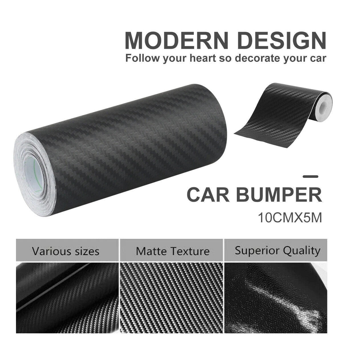 Protector Sill Scuff Cover for Car Door Body (Carbon Fiber, Anti Scratch)