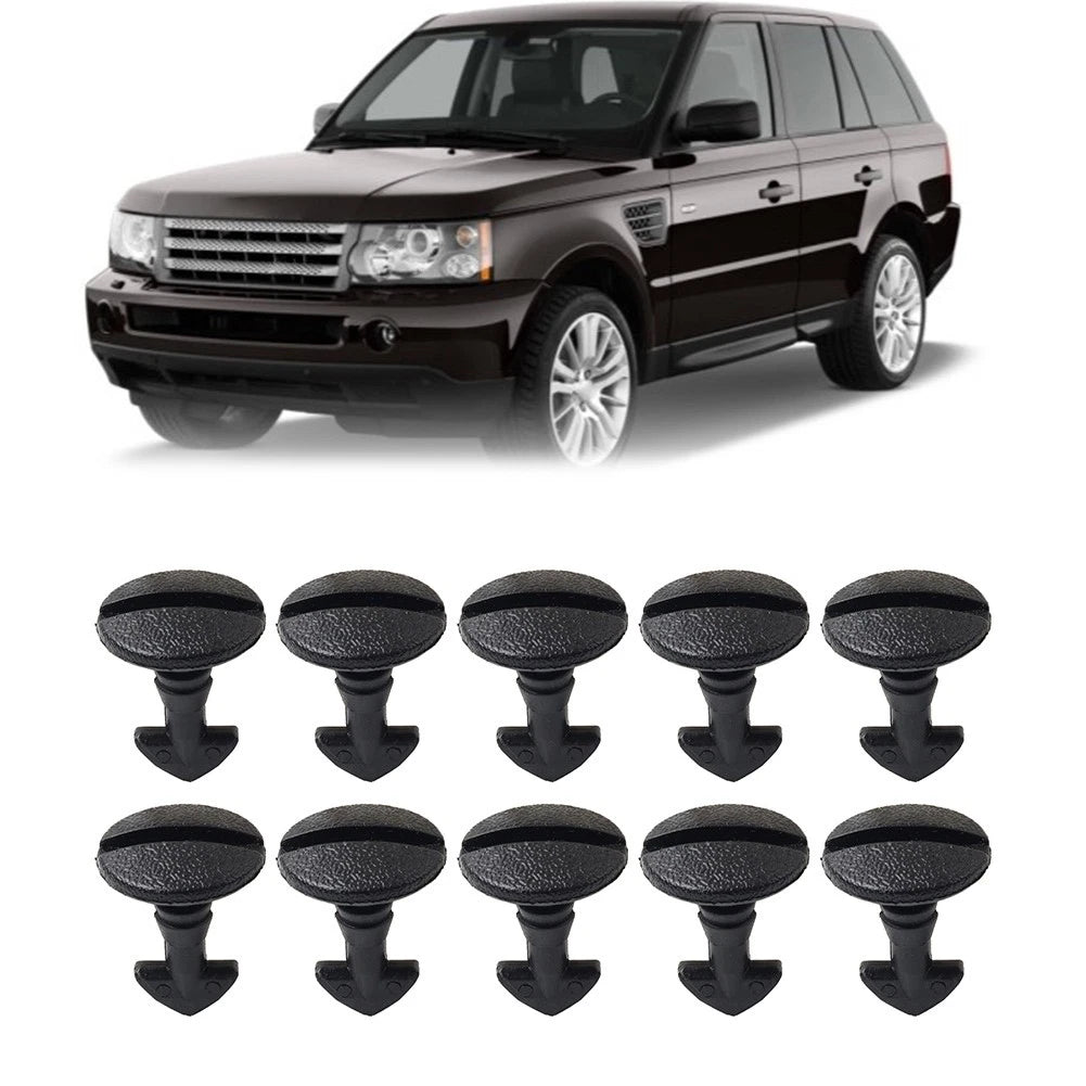 10Pcs Rear Bumper Towbar Cover Clips for Land Rover Range Rover (2005–2016)