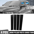 4 Pcs Door Panel Trim Pillar Posts Stickers for Dodge Ram (2010–2018)