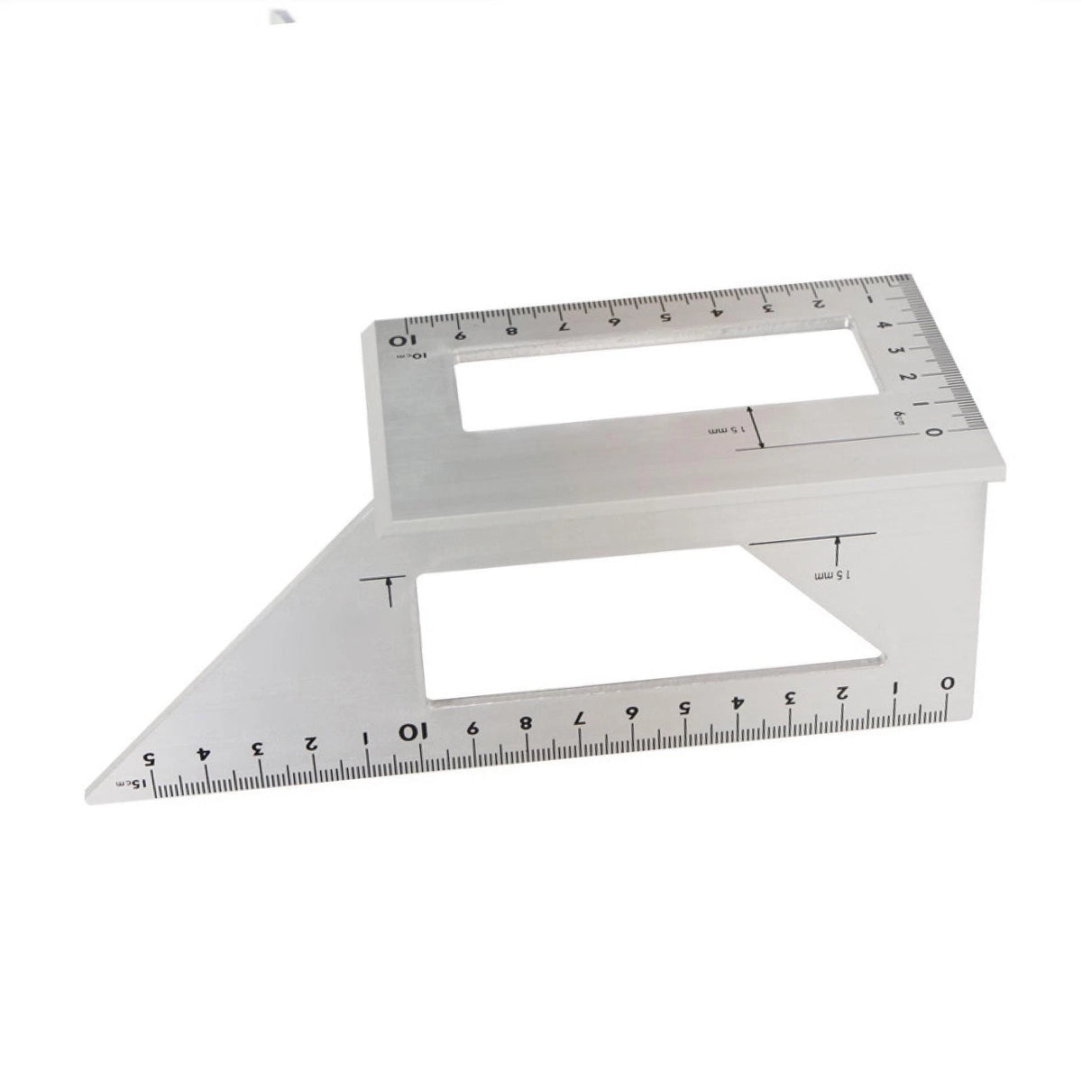 Square Ruler for Woodworking Tool (45° 90°)