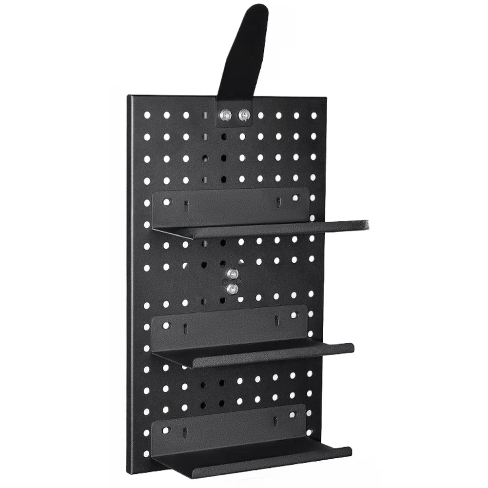 Aluminum Wall Mount Bicycle Rack for Helmet, Shoe, Bag Hooks