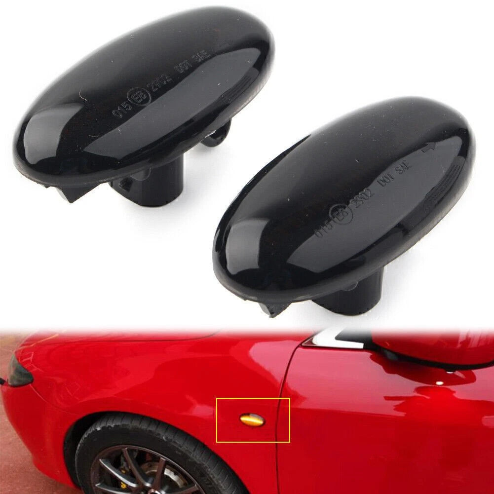 2X LED Dynamic Side Marker Turn Signal Lights for Mazda 3 (2004–2011)