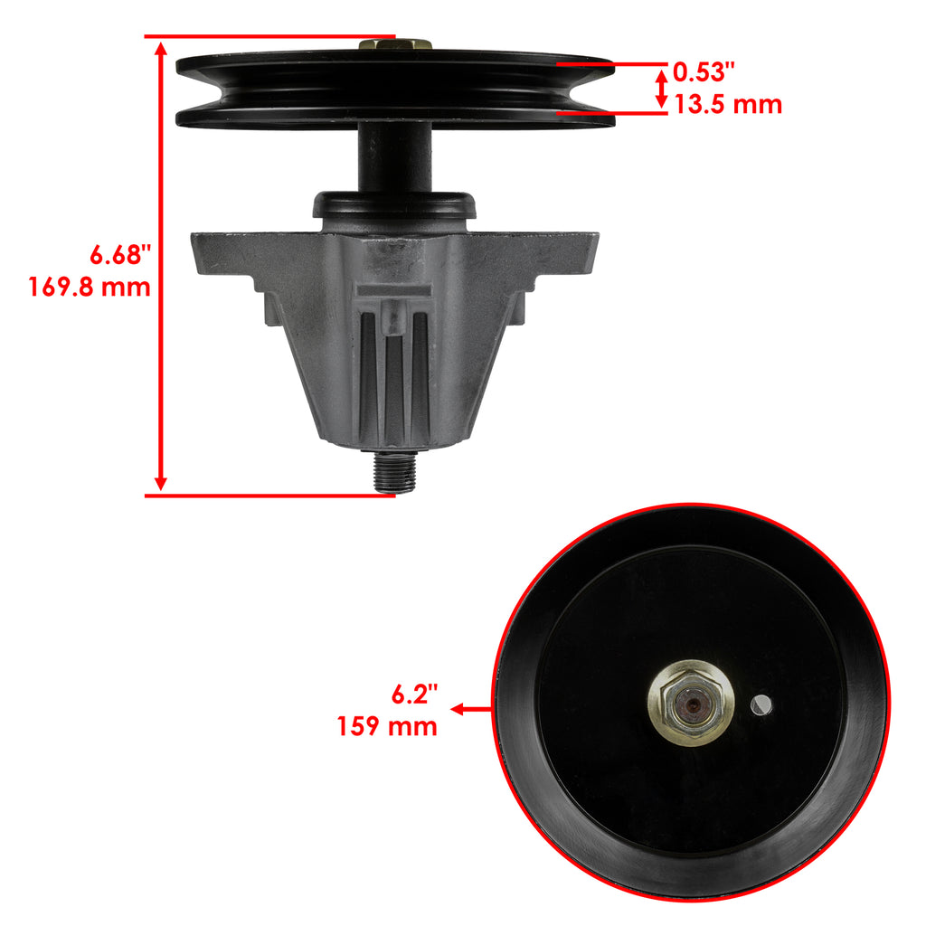 Deck Spindle and Blade for MTD Lawn Tractor (2000–2010)