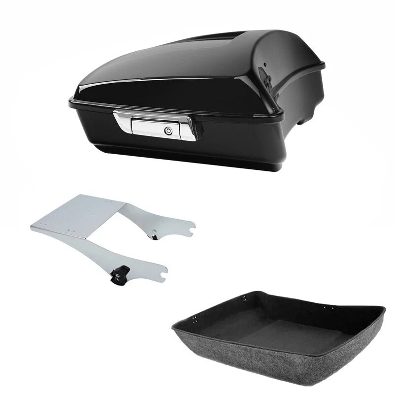 Chopped Trunk Two Up Mount Rack for Harley Touring (1997–2008)