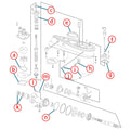 Lower Unit Seal Kit for Johnson Evinrude 40-70 Hp (18-2660, 0396349, 5000309)