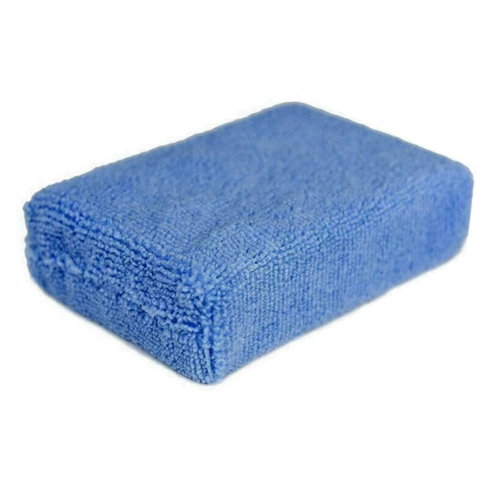Microfiber Sponge Applicator for Auto C2M4 (12x8x4cm) Blue Car Pad Polishing