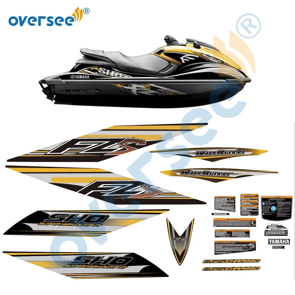 Decals Stickers for Yamaha FZ S SVHO Super Vorteh (2010)