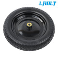 1 Pc Solid Tire and Wheel for Wheelbarrow (14.5"×4.00-8, 1" Axle)