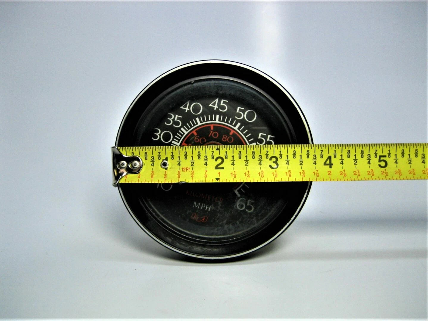 Speedometer Gauge 0-65 MPH with Bracket & Bulb for Medallion (Tested)