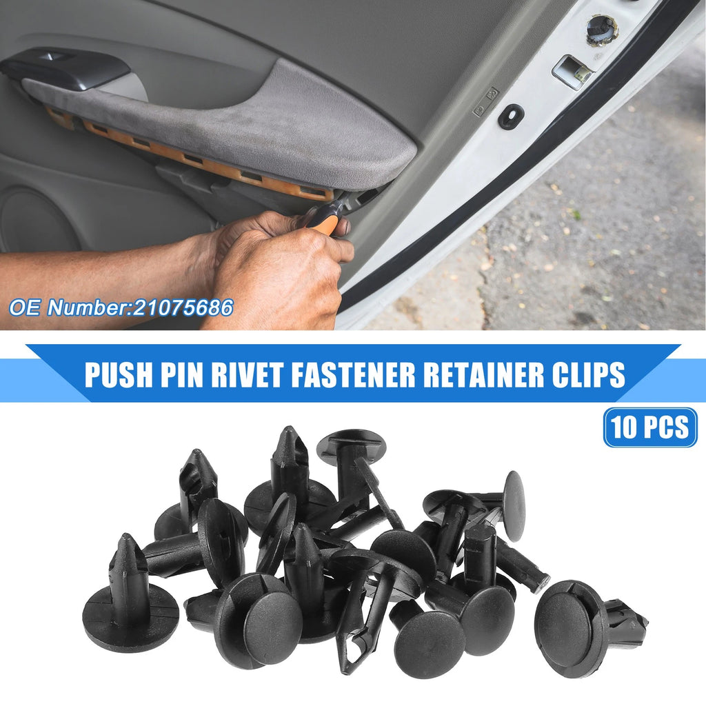 10X Push Pin Rivet Fastener Clips for Buick Rainier (2005–2007)