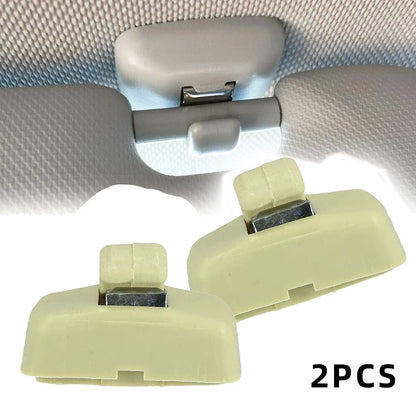 Set of 4 Anti Corrosion Sun Visor Hook Clips for Skoda Fabia (2000–2007)