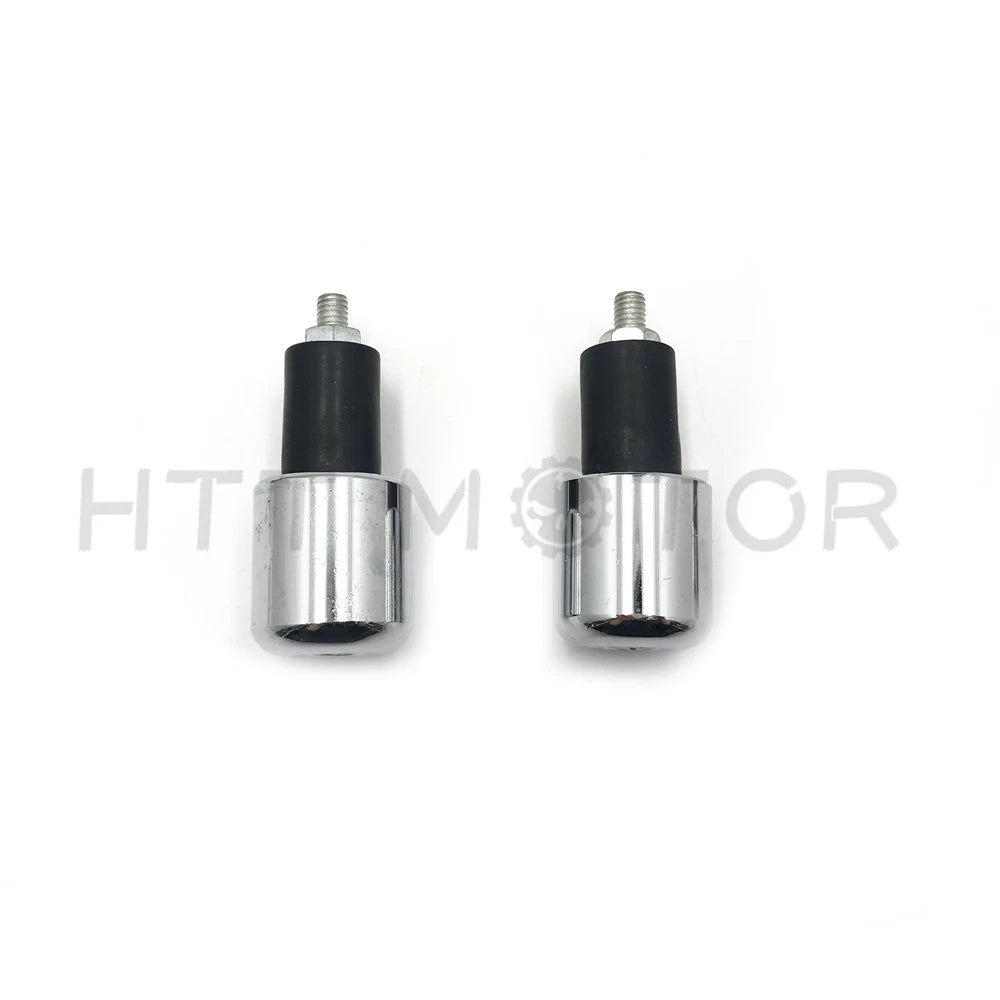 Chrome Bar Ends for Yamaha (6mm, 22mm Handlebar)