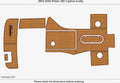 EVA Foam Floor Mat for Rinker 282 Captiva Cuddy (2003–2004)