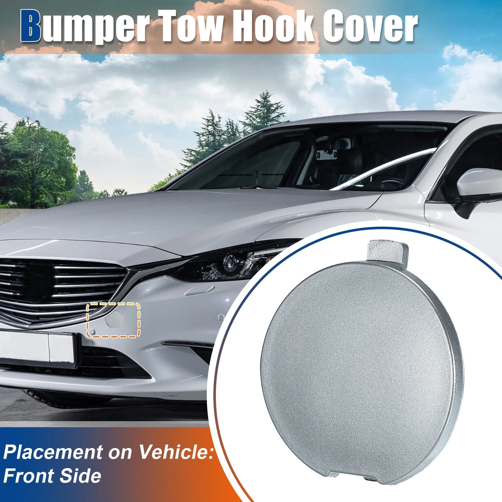 Tow Hook Cover OEM Replacement for Mazda 6 (2014–2016)