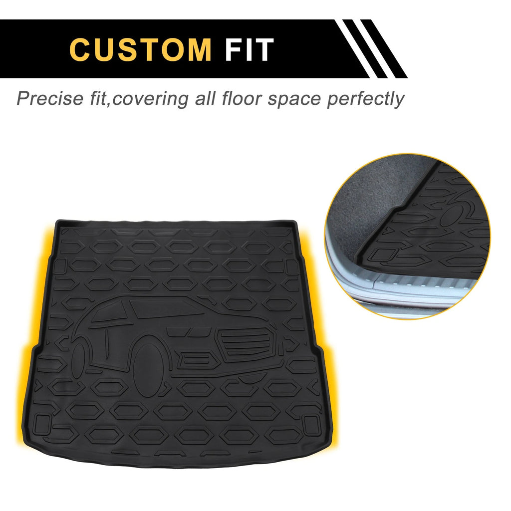 Rear Trunk Mat Replacement for Audi Q5 2018–2024 TPE Cargo Liner 5 Seat