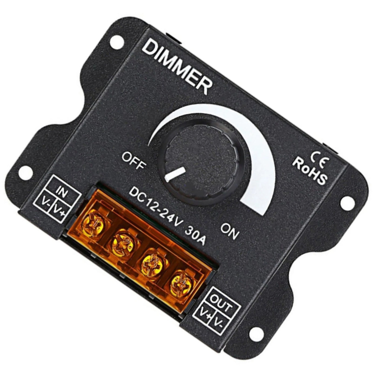 Adjustable LED Dimmer Switch for LED Strip Light (12V-24V)