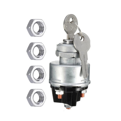4 Position Ignition Switch for Car Truck Tractor (12V/24V)