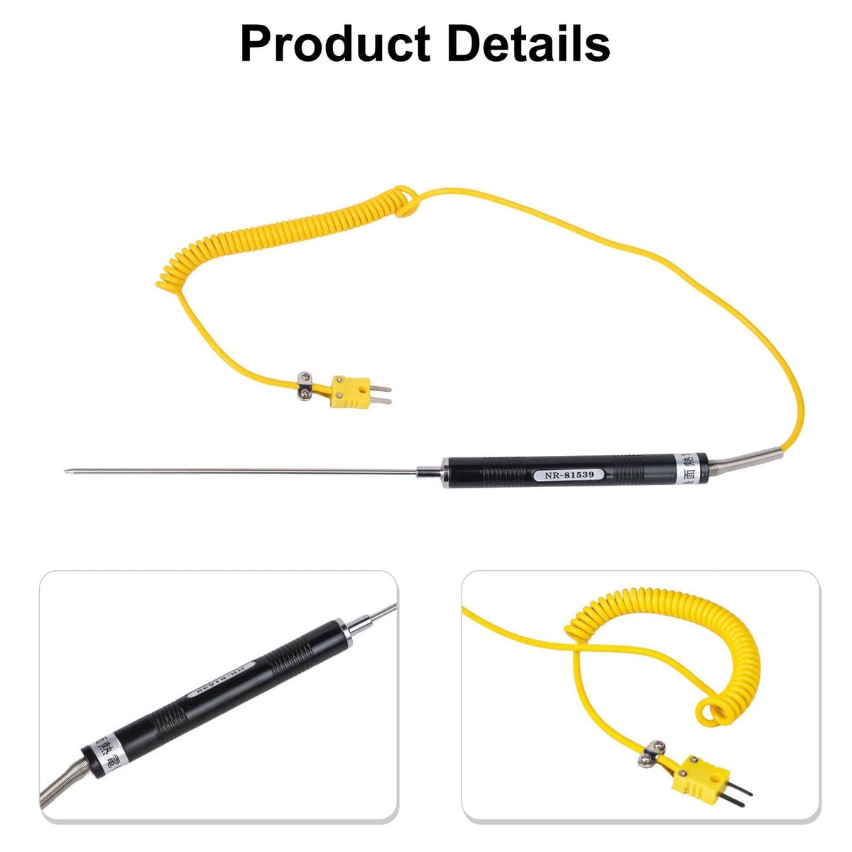 Handheld Thermocouple Temperature Sensor for Industrial Use