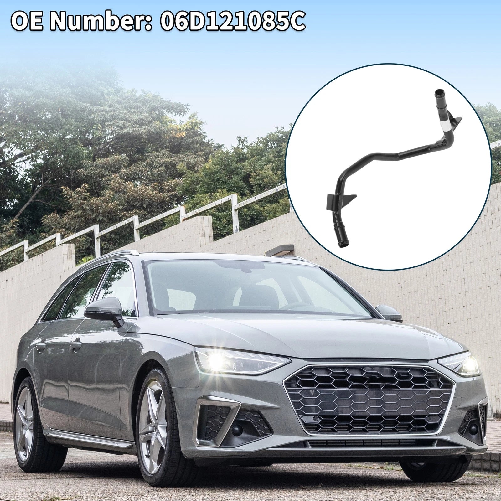 Radiator Coolant Hose Pipe Replacement for Audi A4 (2002–2009)
