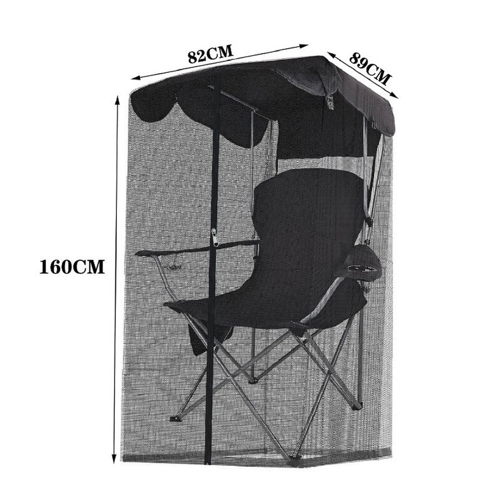 Fishing Tent for Instant Setup (Lightweight Black, 258g)