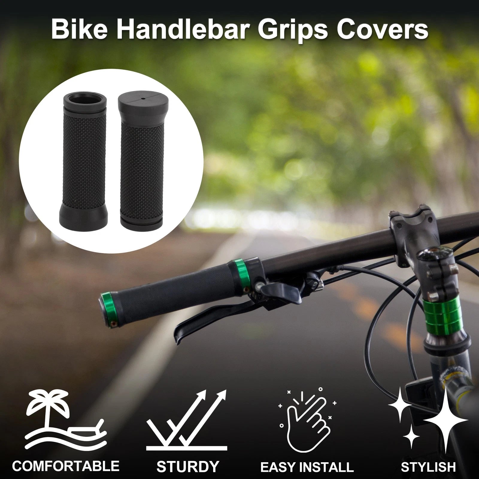 Handlebar Grip Covers 90mm Lightweight for Honda CRF150F (2003–2019)