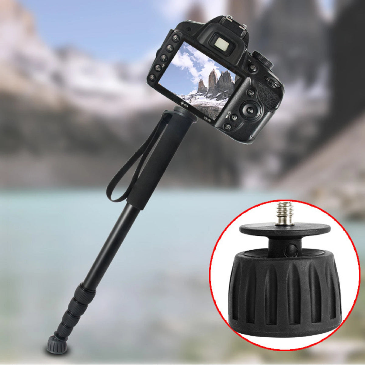 Foot Pad for Monopod D (1/4 to 3/8 Mount)