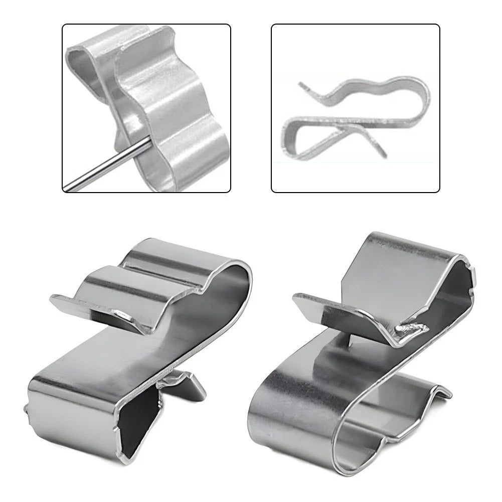 150PCS Stainless Steel Wiring Clamps for Trailer and Solar Panel Cables